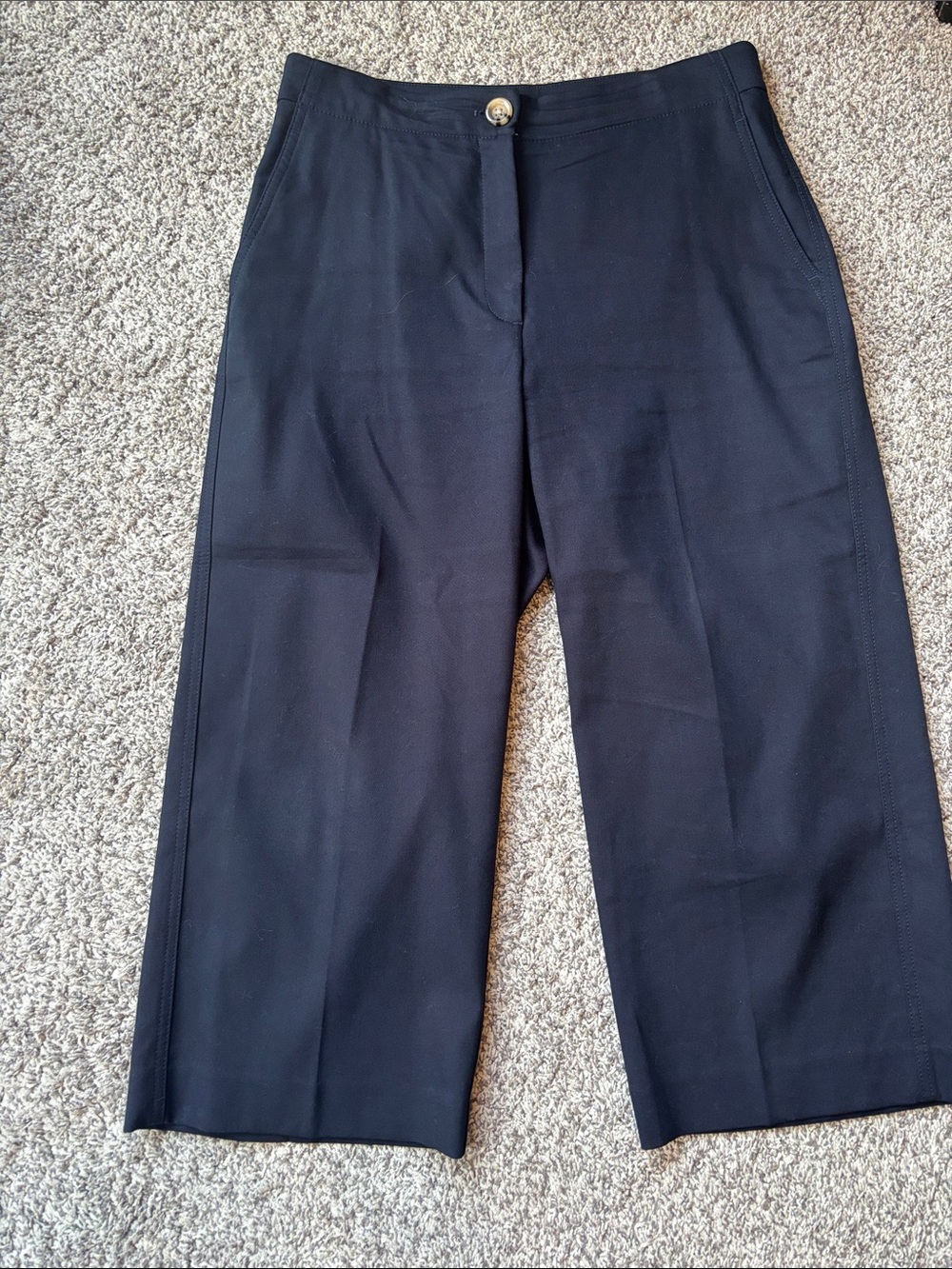 Ann Taylor Navy Wide-Leg Women's Pants
